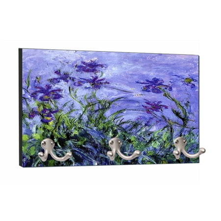 Lavender Iris (Artist Claude Monet's Lavender Irises Painting - 8