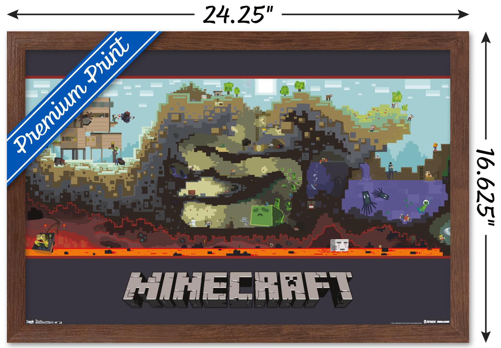2D-Poster of Minecraft :) : r/Minecraft