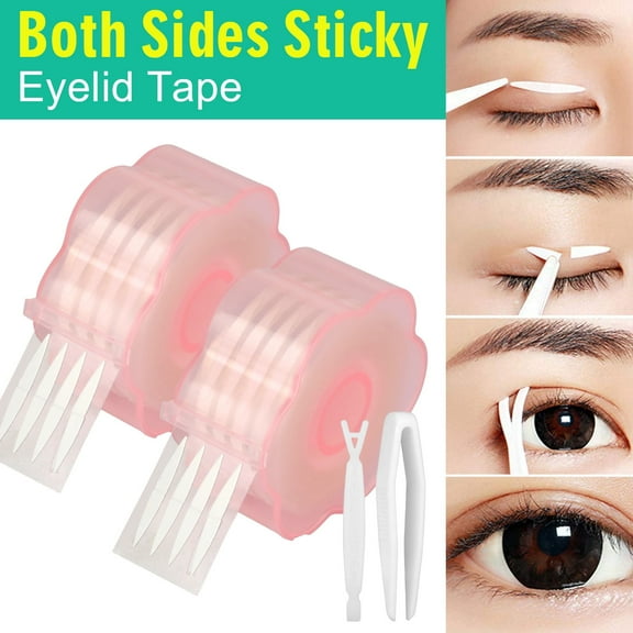 400pairs Natural Invisible Double Side Eyelid Tapes Stickers, Medical-use Fiber Strips, Invisible Double Eyelid Tapes, Instant Eyelid Lift Sticky Strips