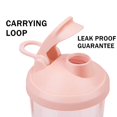 thumbnail image 4 of VOLTRX Premium Electric Protein Shaker Bottle, Made with Tritan - BPA Free - 24 oz Vortex Portable Mixer Cup/USB Rechargeable Shaker Cups for Protein Shakes (Pink), 4 of 5