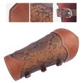 thumbnail image 3 of Brazales medievales Sunnimix Cuero Caballeros Tiro con guantes de disfraz Coffee Café, 3 of 8