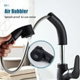 thumbnail image 6 of Kitchen Faucets,Bar Sink Down Sprayer Ceramic Sprayer Ceramic Valve Ceramic Valve Handle Sink S Down 2 Spray Modes With 2 Spray Handle Water Tap Lift Out Kitchen Valve Handle Water Dsfen, 6 of 7