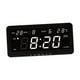 thumbnail image 3 of Reloj de pared digital despertador multiusos moderno calendario pantalla de temperatura Blanco, 3 of 9