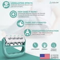 thumbnail image 3 of Cozlow MyoRelease Lymphatic Drainage Massager , Cellulite Massage Roller, Handheld Fascia Release Scar Tissue Massage Tool for Shoulder, Neck, Thigh, Leg & Back, Green, 3 of 6
