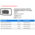 thumbnail image 2 of Automatic Transmission Filter Kit - Compatible with 2016 - 2017 Toyota Tundra, 2 of 2