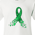 thumbnail image 4 of Inktastic Cerebral Palsy Awareness- Green Ribbon Made of Hearts Youth T-Shirt, 4 of 5