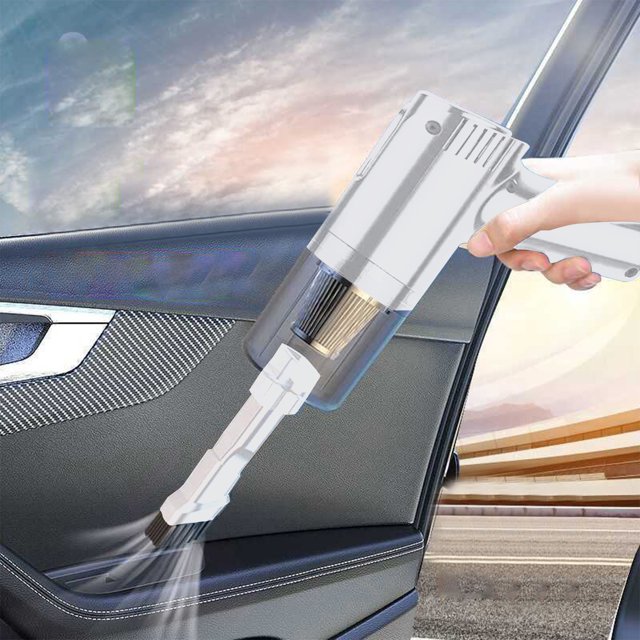 Up to 65% Off SMihono Vacuum Cleaner 120W Handheld Vacuum Cleaner, Ultra Light, USB Rechargeable, Portable High Power Vacuum Cleaner, For Car, Household Cleaning