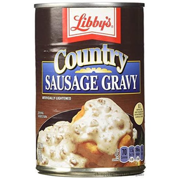 Libbys Country Sausage Gravy 15 Oz Cans Pack Of 12