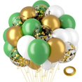 thumbnail image 1 of Green and Gold Balloons Emerald Green Balloons Dark Green Balloons Green and Gold Party Decorations Green Birthday Decorations Green and Gold Birthday Decorations Green Confetti Balloons Green Gold, 1 of 7