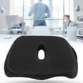thumbnail image 3 of Cojín de asiento de oficina, cómodo cojín de espuma viscoelástica transpirable para asiento de silla, cojín de asiento de rendimiento confiable, 3 of 12