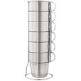 thumbnail image 1 of Vasos de café Mirenlife Apilables de Acero Inoxidable 10 Piezas, 1 of 3