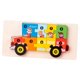 thumbnail image 5 of Rompecabezas de madera para pequeños 1-3 Rompecabezas Educativo Montessori Juguetes Vehículo Coche Rompecabezas para pequeños Niñas Autobús CUTICAT Rompecabezas de madera, 5 of 8