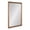 Rustic Brown, variant on Kate and Laurel Hogan Farmhouse Wall Mirror, 18 x 24, Gray, Rustic Rectangular Wood Mirror for Wall