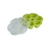 BEABA Silicone Multiportions Baby Food Tray, Oven Safe, Made in Italy, Neon, 3 oz