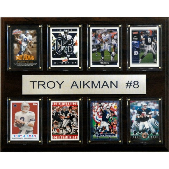 Troy Aikman Dallas Cowboys 12'' x 15'' Plaque