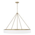 thumbnail image 5 of Capital Lighting 453061 Weller 6 Light 36" Wide Ring Chandelier - Brass, 5 of 7