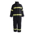 thumbnail image 2 of Flame Retardant Safety Suit Set Four Layers of Flame Retardant Insulation with Reflective Tape Safety Suit Set Lined with Removable Flame Retardant Insulation Clothing, 2 of 7