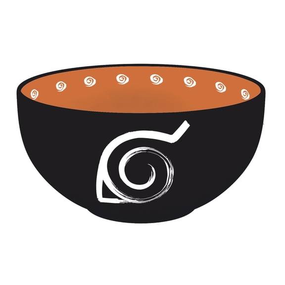 ABYstyle Officially Licensed Naruto Shippuden Konoha Ceramic Cereal & Soup Bowl  21 oz Anime Kitchenware  Dishwasher & Microwave Safe  Gift for Manga Fans