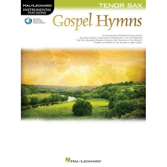 Hal Leonard Gospel Hymns for Tenor Sax-Play-Along-Audio Online