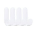 thumbnail image 2 of Matsuzay 4/6PCS Gancho de toalla Colgador de puerta de plástico Perchero de pared autoadhesivo Percheros para sombreros Almacenamiento y organización del hogar Blanco, 2 of 6