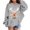 Grey, variant on Little Girls Graphic Hoodie Merry Christmas Print Hooded Sweatshirt Festive Pullover Top Fall Fashion Clothing Size 7-8T ,Pink
