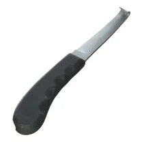 Right-Hand Hoof Knife with Wide Blade 8.5" Farrier Tool for Horse and Goat Hoof Trimming, Plastic Handle