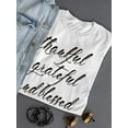 thumbnail image 3 of Thankful Grateful And Blessed T-Shirt Women -SPIdeals Designs, Female 5X-Large, 3 of 4