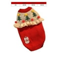 thumbnail image 3 of Lwlmwt Winter Christmas Cat Clothes,Pet Winter Knitwear Xmas Clothes for Kitty Puppy Cat,Warm Pet Sweater Outfit,Seasonal Pet Fashion, 3 of 5
