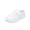 White, variant on Girl's Hook-and-Loop Casual Sneakers Low Top Flat Walking School Board Shoes for Playground Outdoor