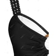 thumbnail image 3 of Vestido Talla Extra Sin Mangas Cinturon Encaje Ahuecado Rosegal Vestidos casuales de talla grande, 3 of 5