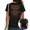 B-Black, variant on UNISHE Women's Scripture Graphic T-Shirt Living Proof Loving God Religious Tee Casual Tops Black, S