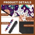 thumbnail image 6 of Mahjong Mat 31.5" x 31.5" Abstract geometric tiled ethnic seamless ornamental Design Non-Slip Noise Reduction American Mahjong Tiles Table Cover for Dominoes Poker Card Board Games Gift, 6 of 8