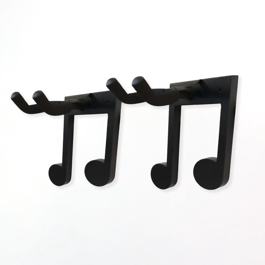Guitar Wall Hangers Holder Display Stand Note Shape Guitar Hook Adjustable Display Stand Wall Ukulele Storage Rack