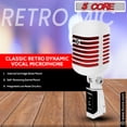 thumbnail image 2 of 5 Core Professional Vintage Microphone for Singing, Dynamic Super Cardioid XLR, Live Performance, 2 of 6