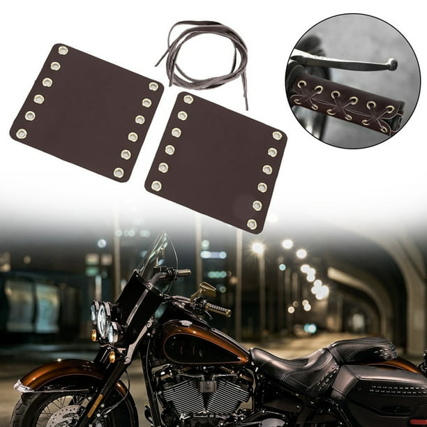 Fundas para manillar de motocicleta, fundas de cuero para manillar de motocicleta Fundas para manillar de motocicleta Fundas para manillar de motocicleta Compactas y ligeras