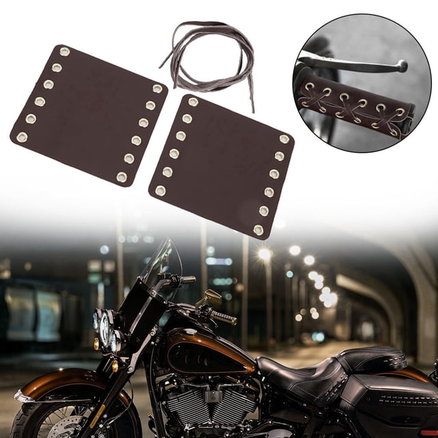 Fundas para manillar de motocicleta, fundas de cuero para manillar de motocicleta Fundas para manillar de motocicleta Fundas para manillar de motocicleta Compactas y ligeras