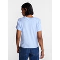 thumbnail image 3 of No Boundaries Washed Relaxed Fit Cotton Tee, Women's XXS-XXL, 3 of 5