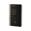 Professional Hard Cover Notebook Narrow Rule, Black Cover, 8.25 x 5, 240 Sheets