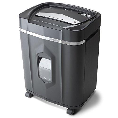 AURORA AU1210MA High Security Micro-Cut Shredder, Professional Grade Shredder with 5.0-Gallon Pullout Basket, Black
