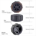 thumbnail image 2 of Rueda de Paletas de Coche RC de Alta Velocidad para 1/12, 1/14, 1/16 144001 16101 RC Car 4 Piezas, 2 of 5