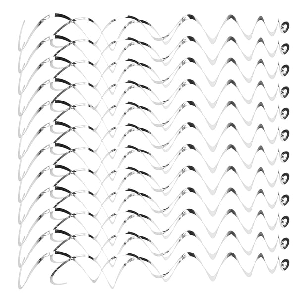 12 piezas de remolinos colgantes, remolinos colgantes duraderos para fiestas, decoración de remolinos de papel de aluminio, decoraciones DIY para fiestas para regalos de vacaciones LHCER 1