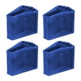 thumbnail image 1 of jinwen 4x Ladder Non Slip Feet Covers Replacement Enhanced Stability Ladder Leg Pad Blue, 1 of 9