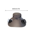 thumbnail image 4 of Solar Powered Fan Hat for Men - USB Rechargeable Cooling Hat with Sun Protection for Outdoor Activities, 4 of 6