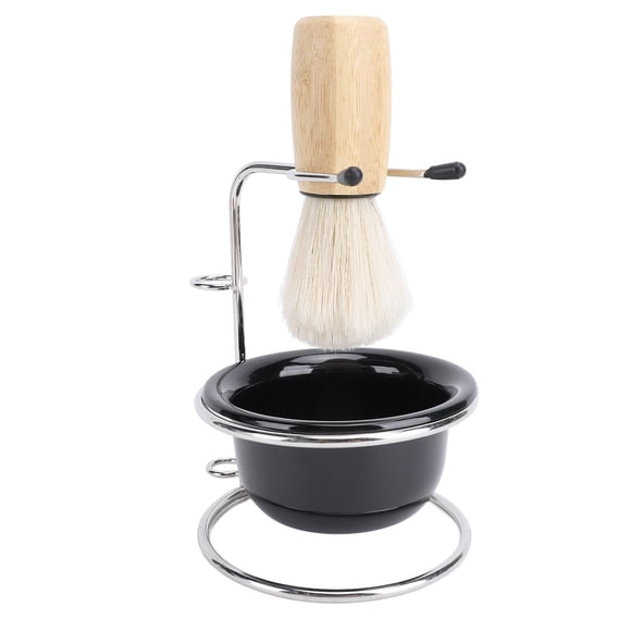 Soporte de Tazón de Pincel de Afeitado, Juego de Pincel de Afeitar Elimina Los Esbros para los Hombres para el Uso de Vieg