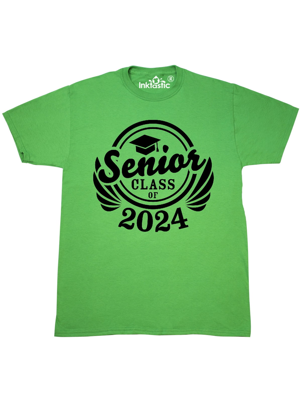 INKtastic Inktastic Senior Class of 2024 in Black with Graduation Cap