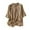 Kaki, variante sur lcziwo Hauts en Gaze pour Femmes, Chemises en Lin à Manches 3/4 pour Femmes avec Dentelle Brodée, Tunique Blouse en Gaze d'Été Légère, Ourlet Ample, Hauts en Chiffon Beige, G