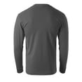 thumbnail image 3 of Men's Premium Crewneck Long Sleeve T-Shirts Classic Fit Mid-Weight Everyday Cotton Shirt, 3 of 6