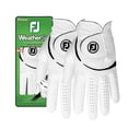 thumbnail image 1 of Guantes de golf FootJoy WeatherSof para mujer, paquete de 2, color blanco, talla S, 1 of 4