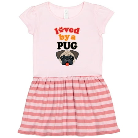 

Inktastic Pug Dog Lover Gift Toddler Girl Dress