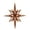 Copper, variant on Vickerman 24" Gold Iridescent Star Christmas Ornament
